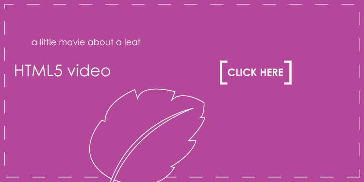 HTML5 video